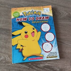 Scholastic How to Draw Deluxe Edition (Pokémon) by Barbo, Maria S. West Book